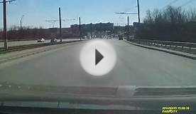 Страшная авария на ВАЗ приора, ДТП март 2014